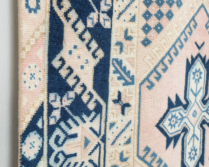 Multicolor Turkish Oushak Rug 3' 7" x 6' 1" Hand-Knotted | No. VR21846