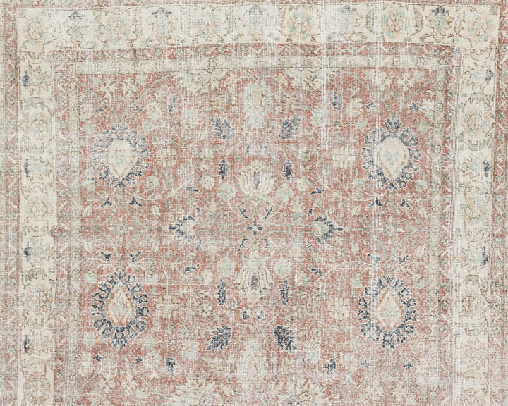 Multicolor Turkish Oushak Rug 6'2" x 9'10" Hand-Knotted | No. VR21862