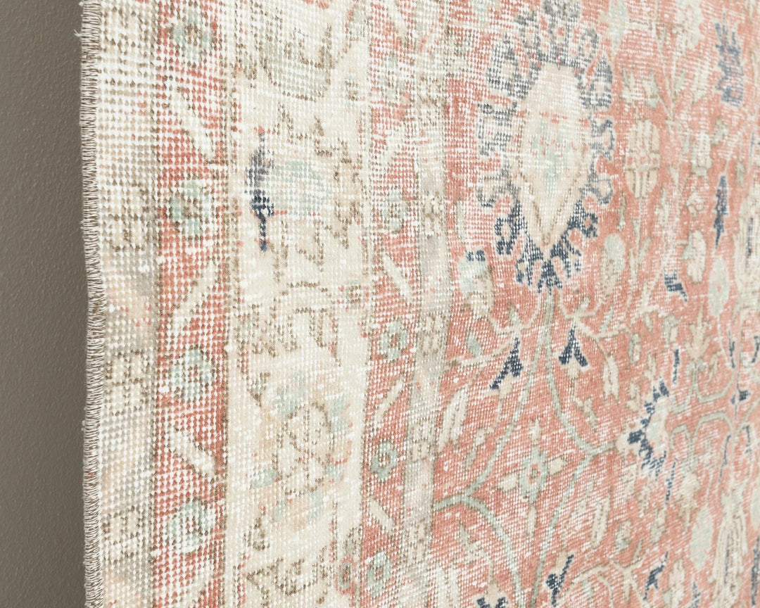Multicolor Turkish Oushak Rug 6'2" x 9'10" Hand-Knotted | No. VR21862