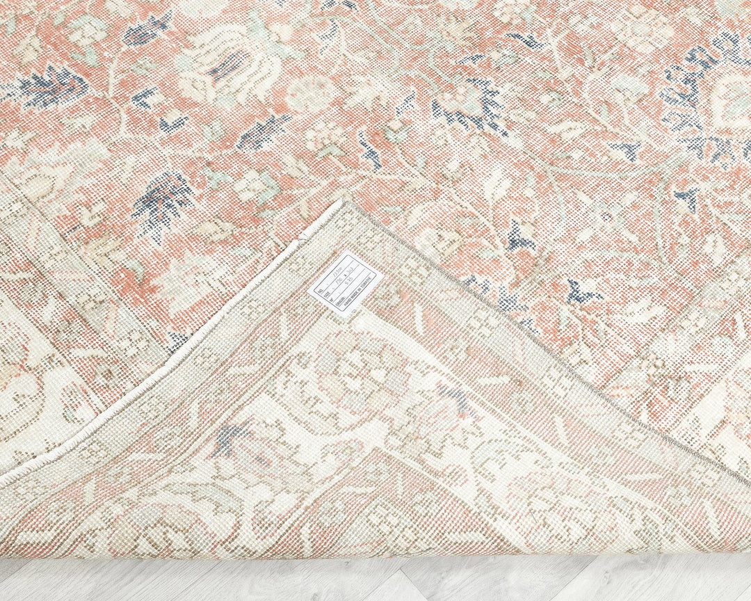 Multicolor Turkish Oushak Rug 6'2" x 9'10" Hand-Knotted | No. VR21862