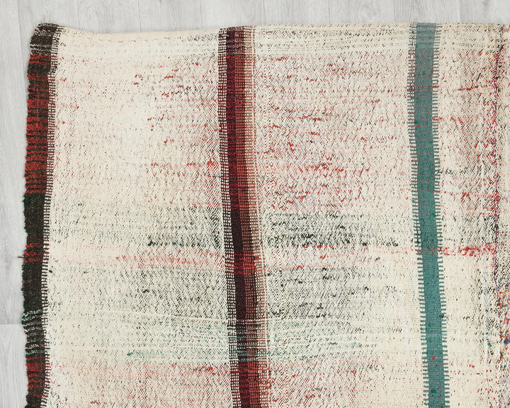 Multicolor Turkish Kilim Rug 6' 6" x 9' 9" Flat-Weave | No. VR22033