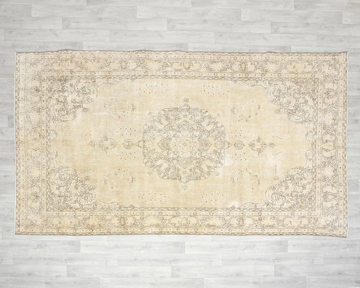 Multicolor Turkish Oushak Rug 6' x 10' 6" Hand-Knotted | No. VR22237