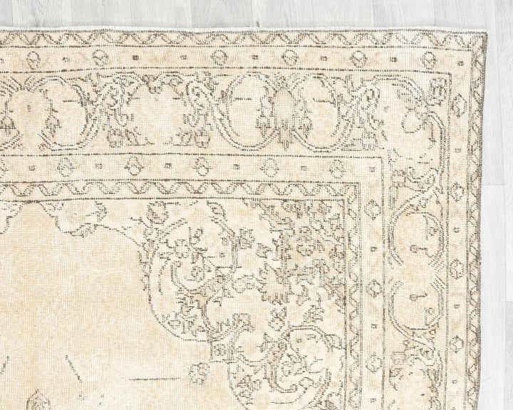 Multicolor Turkish Oushak Rug 6' x 10' 6" Hand-Knotted | No. VR22237
