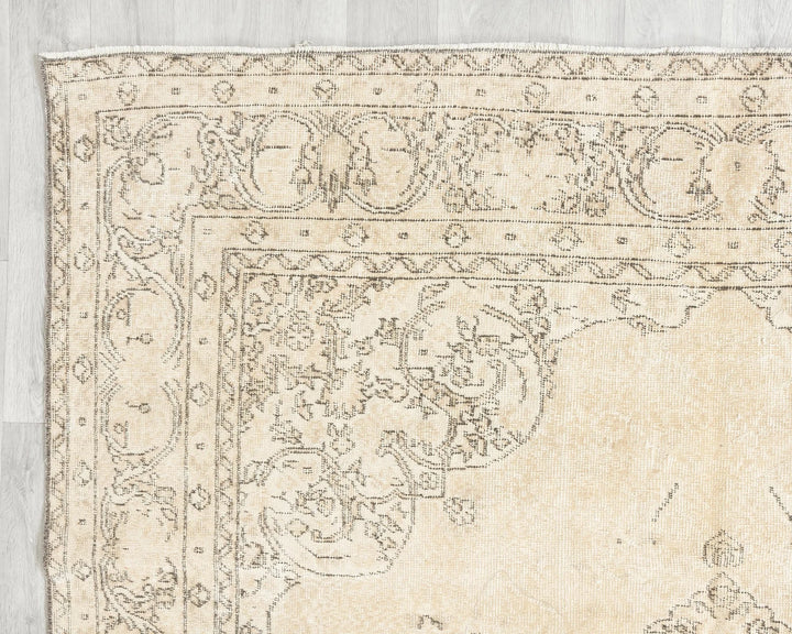 Multicolor Turkish Oushak Rug 6' x 10' 6" Hand-Knotted | No. VR22237