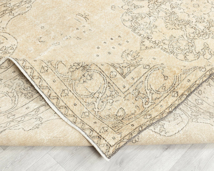 Multicolor Turkish Oushak Rug 6' x 10' 6" Hand-Knotted | No. VR22237