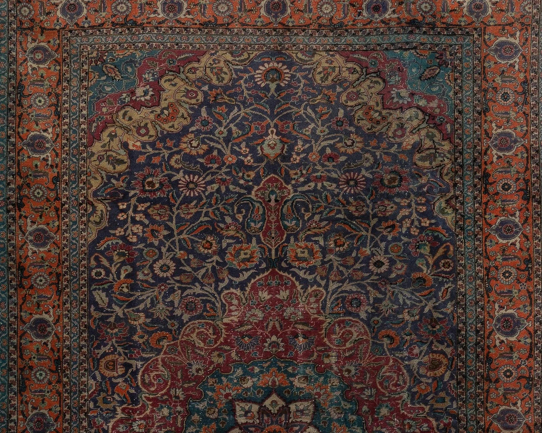 Multicolor Turkish Oushak Rug 8' 4" x 12' 10" Hand-Knotted view