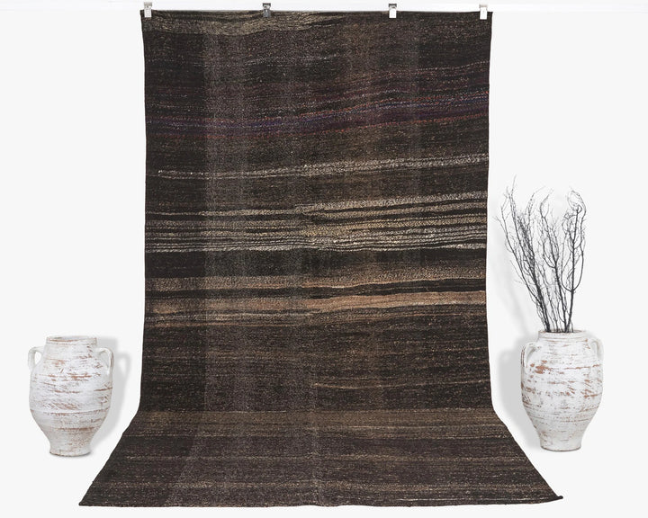 Multicolor Turkish Kilim Rug 5'5" x 10'1" Flat-Weave | No. VR22517