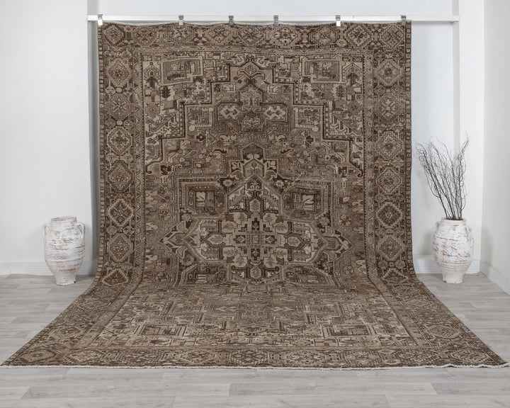 Multicolor Turkish Vintage Rug 5' x 12' Hand-Knotted | No. VR22542