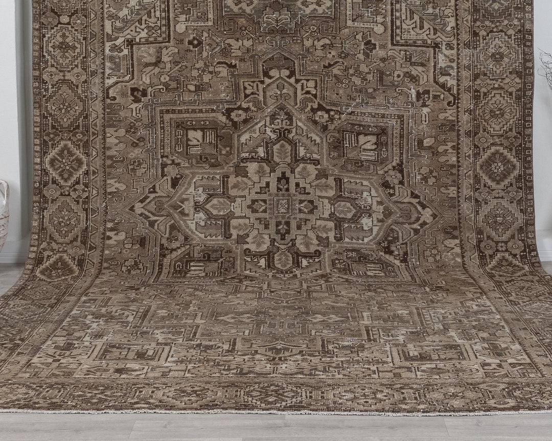 Multicolor Turkish Vintage Rug 5' x 12' Hand-Knotted | No. VR22542