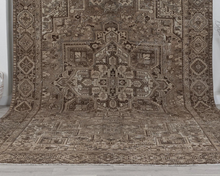 Multicolor Turkish Vintage Rug 5' x 12' Hand-Knotted | No. VR22542