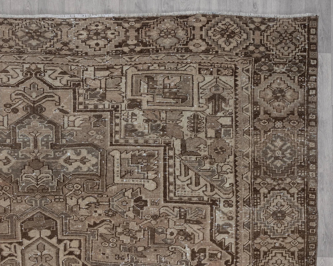 Multicolor Turkish Vintage Rug 5' x 12' Hand-Knotted | No. VR22542