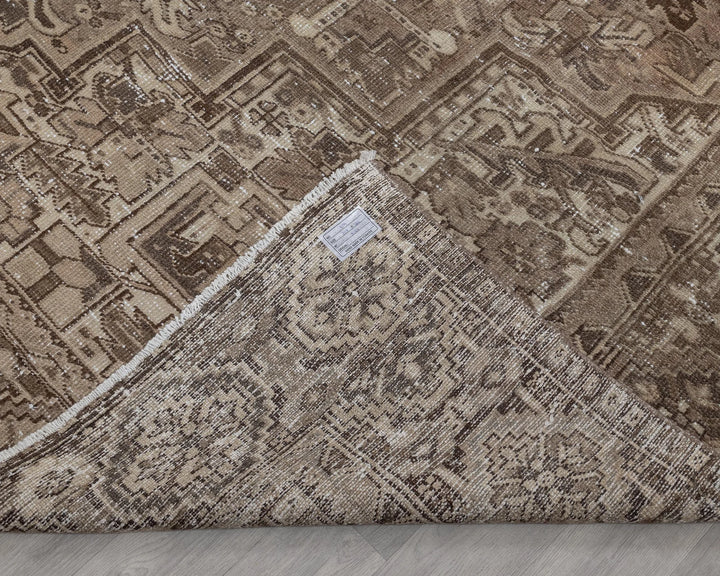 Multicolor Turkish Vintage Rug 5' x 12' Hand-Knotted | No. VR22542
