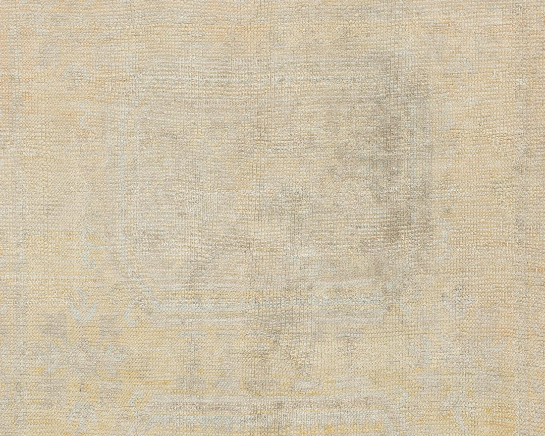Multicolor Turkish Oushak Rug 3' 1" x 11' 6" Hand-Knotted view