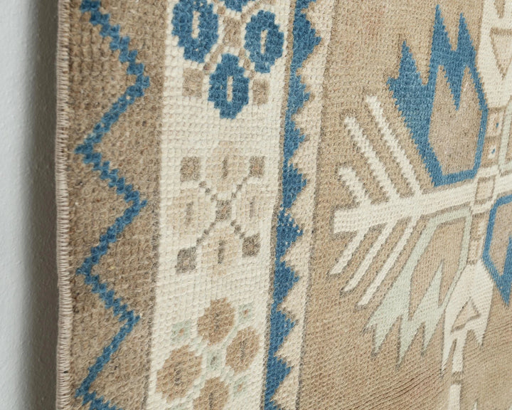 Multicolor Turkish Oushak Rug 3' 7" x 4' 10" Hand-Knotted | No. VR22703