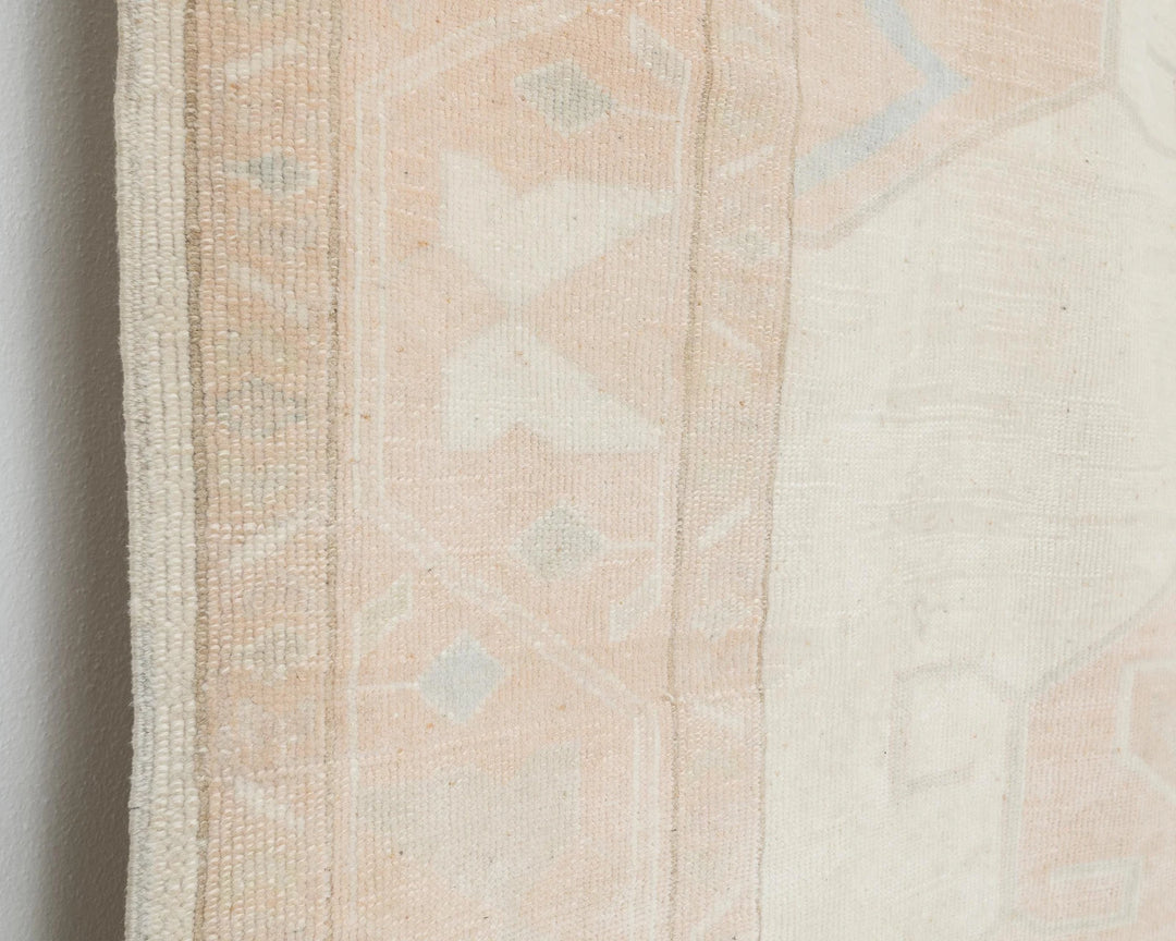 Beige Turkish Oushak Rug 7' 1" x 5' 10" Hand-Knotted | No. VR22774