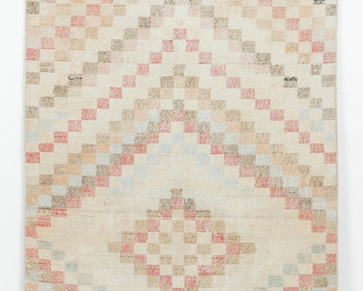 Multicolor Turkish Oushak Rug 3' 6" x 5' 7" Hand-Knotted | No. VR22825