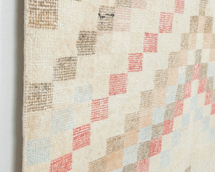 Multicolor Turkish Oushak Rug 3' 6" x 5' 7" Hand-Knotted | No. VR22825