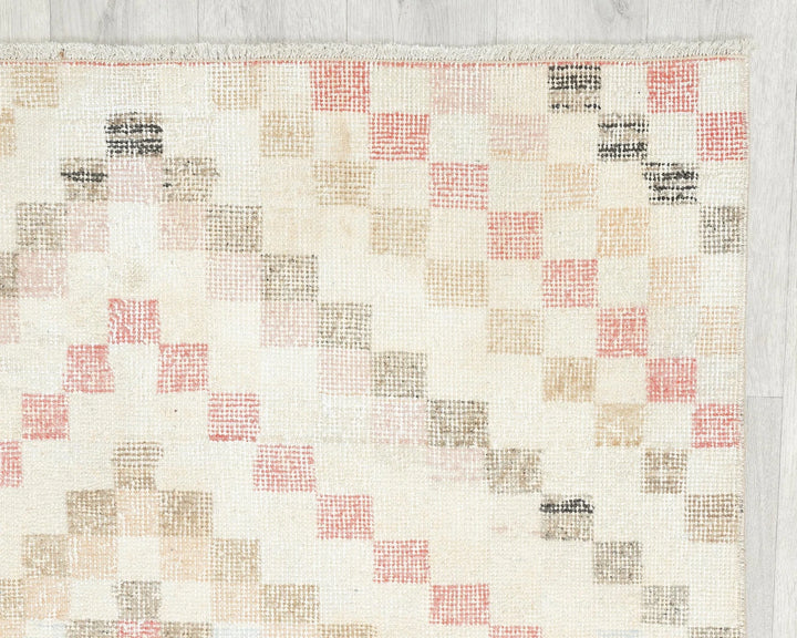 Multicolor Turkish Oushak Rug 3' 6" x 5' 7" Hand-Knotted | No. VR22825