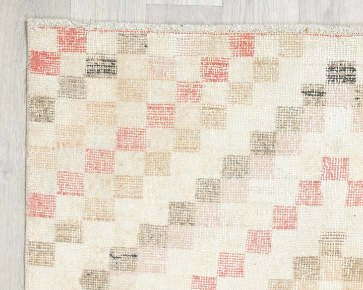 Multicolor Turkish Oushak Rug 3' 6" x 5' 7" Hand-Knotted | No. VR22825