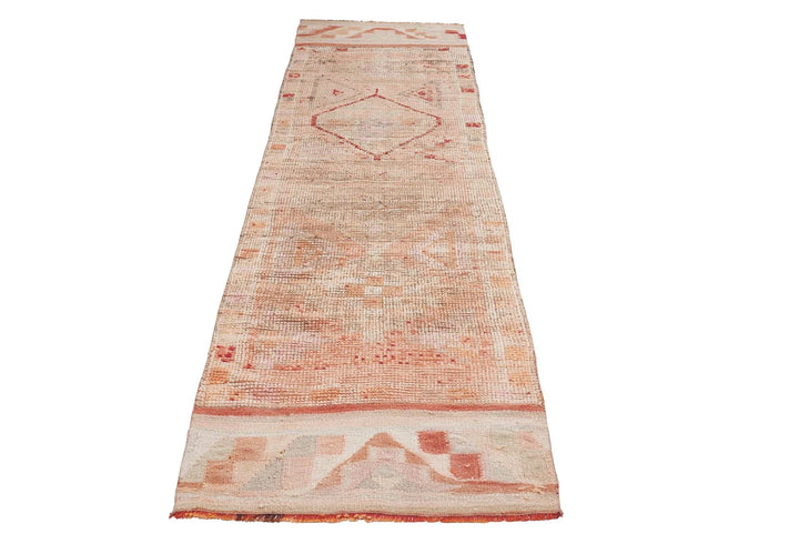 Multicolor Turkish Oushak Rug 2'11" x 11'6" Hand-Knotted | No. VR22970