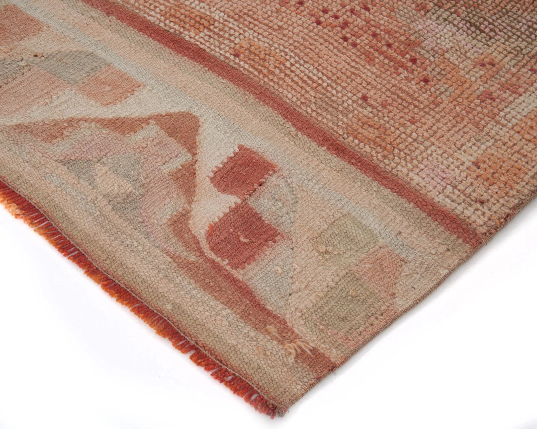 Multicolor Turkish Oushak Rug 2'11" x 11'6" Hand-Knotted | No. VR22970
