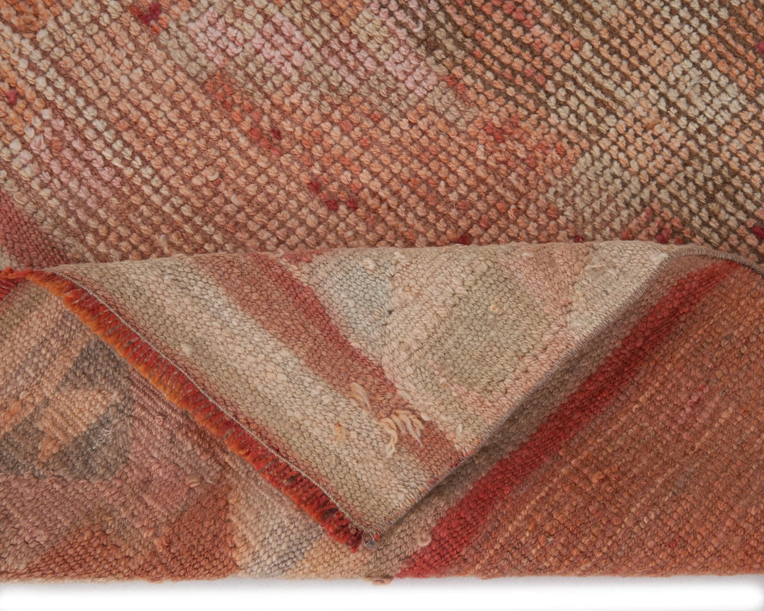 Multicolor Turkish Oushak Rug 2'11" x 11'6" Hand-Knotted | No. VR22970