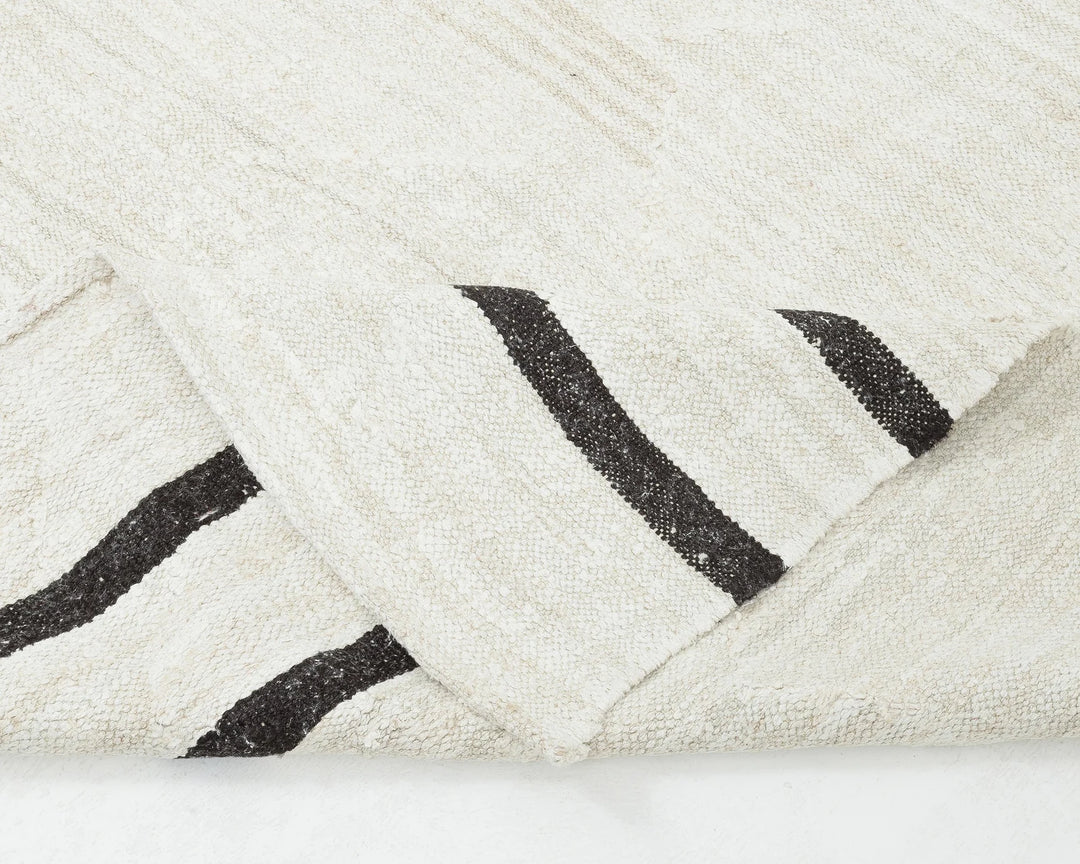 Black Kilim Rug 8' 11" x 11' 7" | No. VR23066