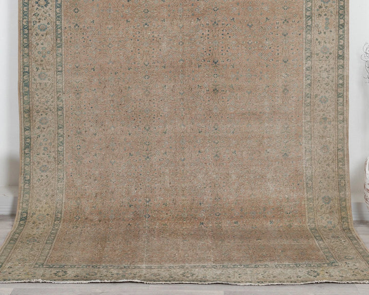 Multicolor Turkish Oushak Rug 6'8" x 9'3" Hand-Knotted | No. VR23294