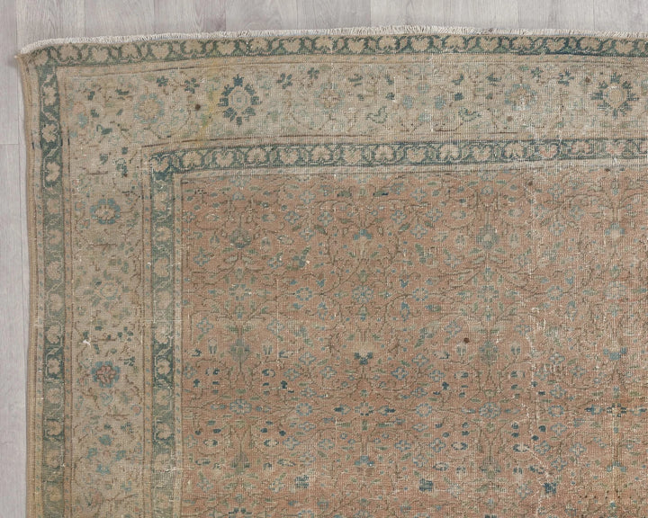 Multicolor Turkish Oushak Rug 6'8" x 9'3" Hand-Knotted | No. VR23294