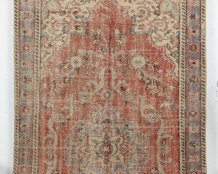 Multicolor Turkish Oushak Rug 5'10" x 10' Hand-Knotted | No. VR23304