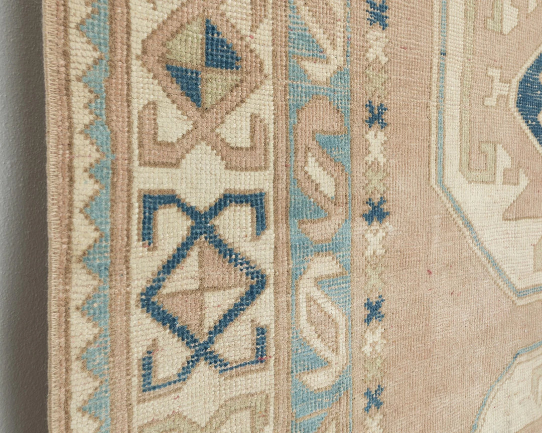 Multicolor Turkish Oushak Rug 5'6" x 7'11" Hand-Knotted | No. VR23383