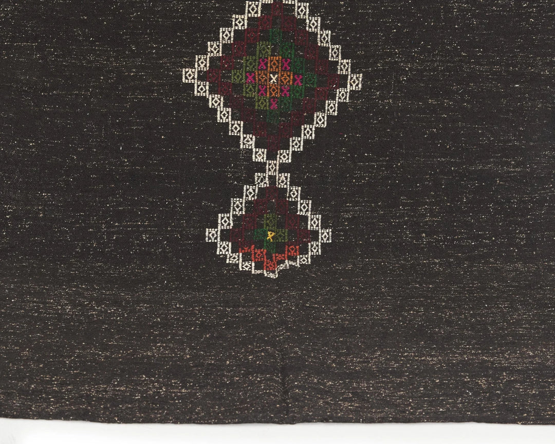 Rust Turkish Kilim Rug 5' 7" x 10' Flat-Weave | No. VR23485