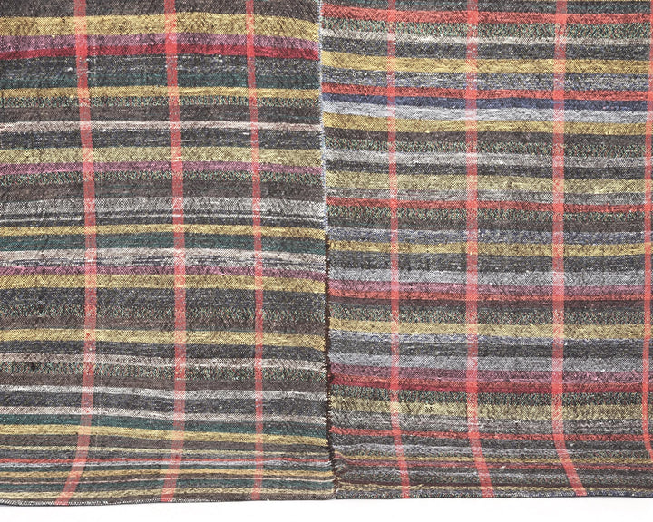 Multicolor Turkish Kilim Rug 7' 9" x 5' 3" Flat-Weave | No. VR23589