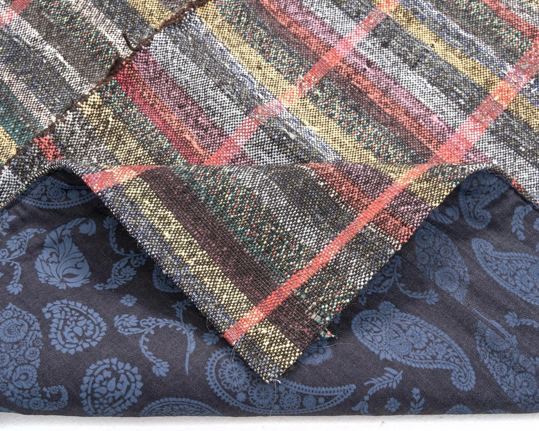 Multicolor Turkish Kilim Rug 7' 9" x 5' 3" Flat-Weave | No. VR23589