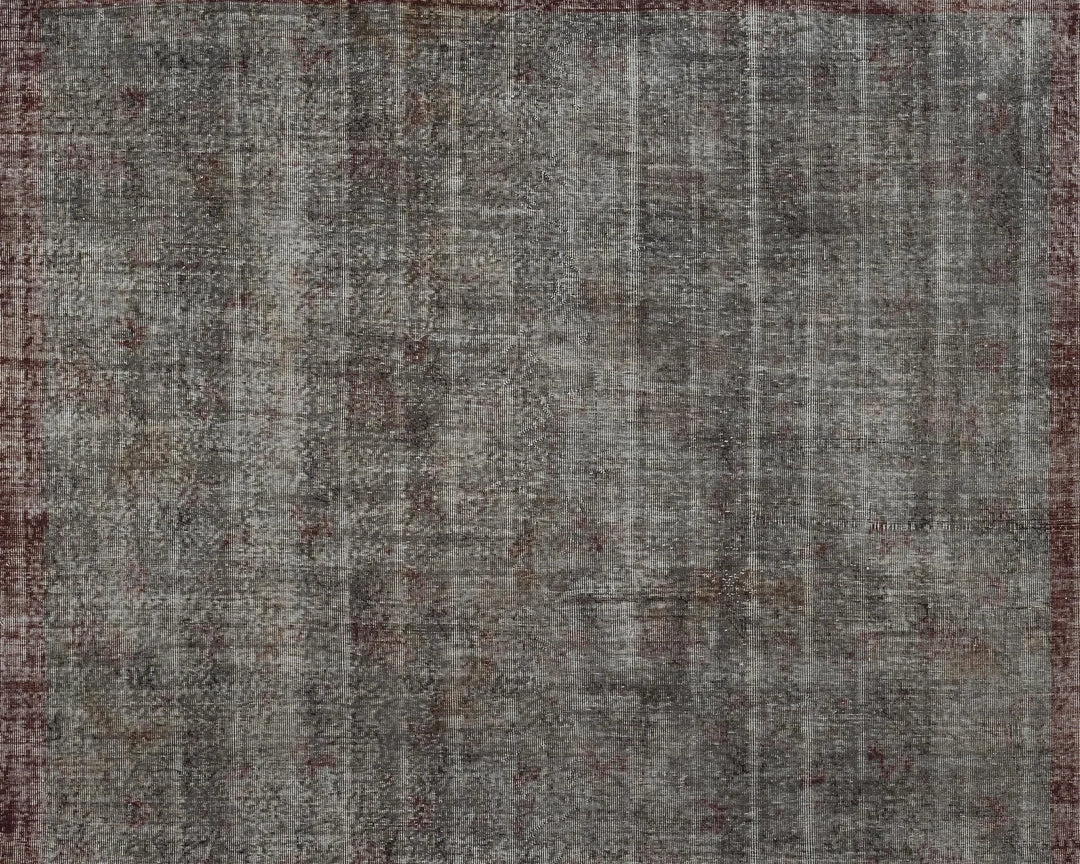 Gray Turkish Oushak Rug 7' 11" x 11' Hand-Knotted | No. VR23761