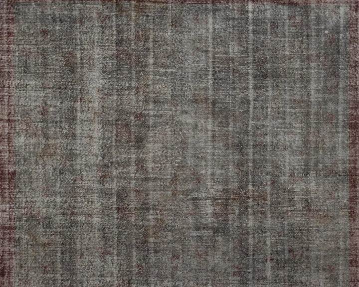 Gray Turkish Oushak Rug 7' 11" x 11' Hand-Knotted | No. VR23761