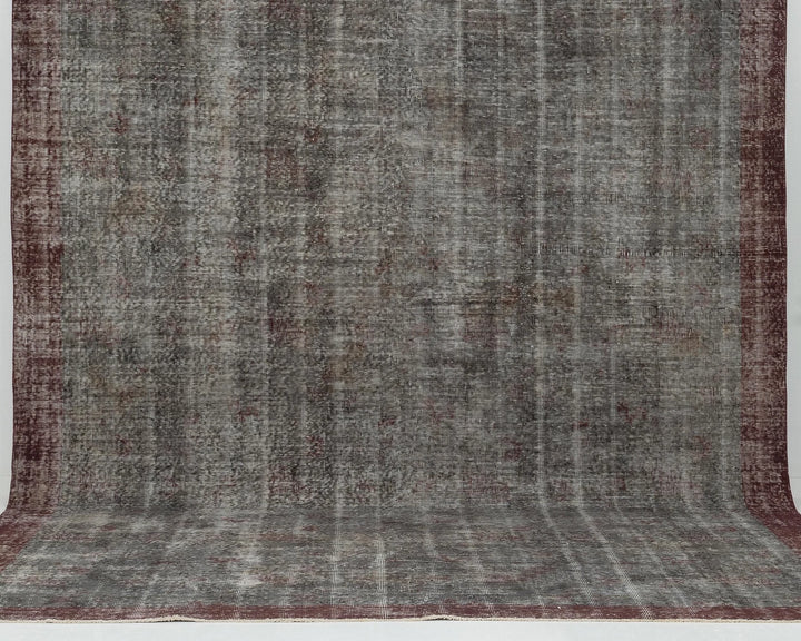 Gray Turkish Oushak Rug 7' 11" x 11' Hand-Knotted | No. VR23761