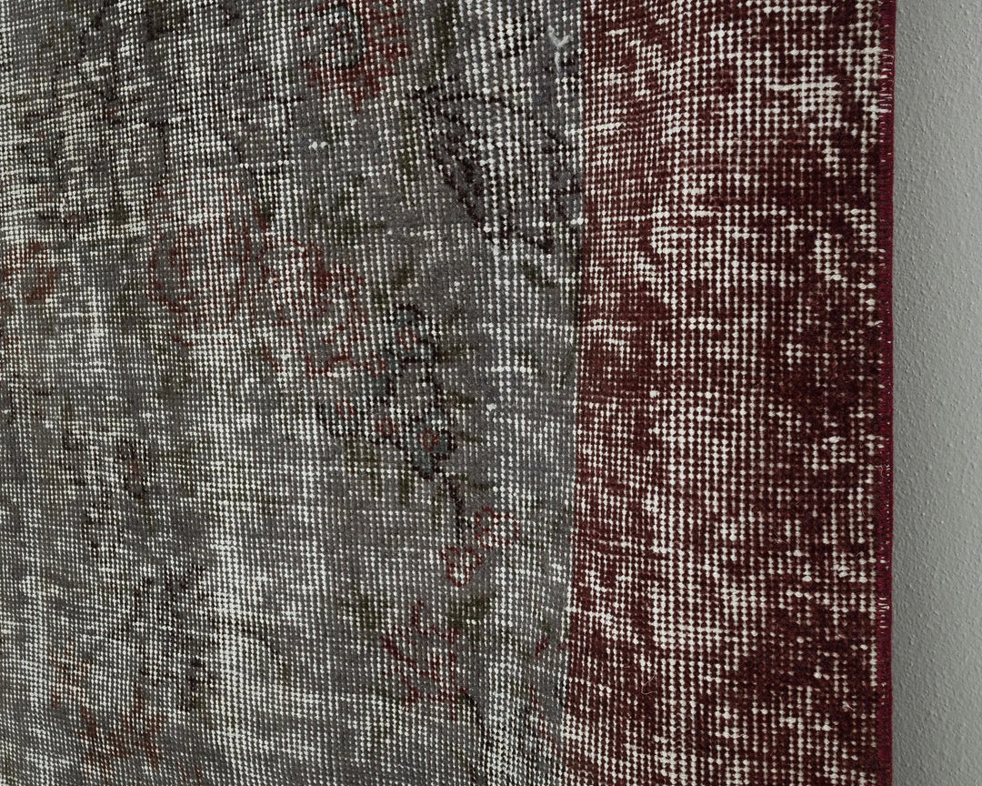 Gray Turkish Oushak Rug 7' 11" x 11' Hand-Knotted | No. VR23761