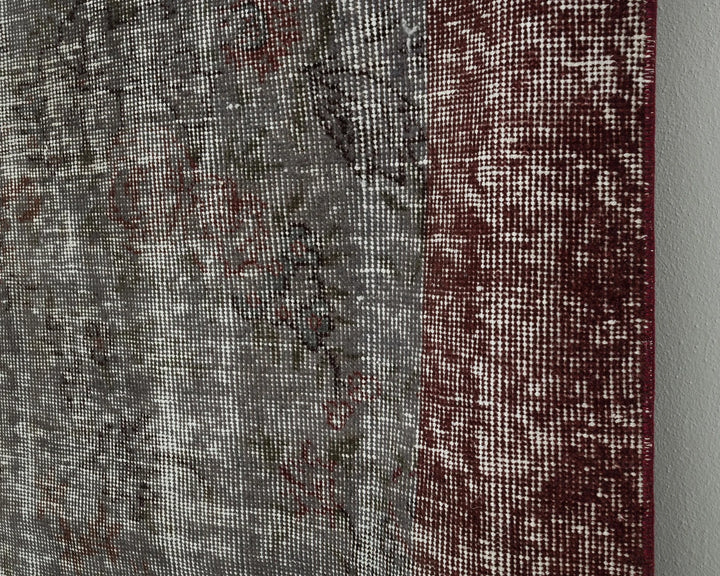 Gray Turkish Oushak Rug 7' 11" x 11' Hand-Knotted | No. VR23761
