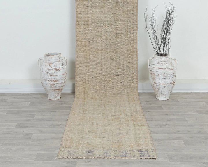 Beige Runner Rug 2' 6" x 11' 8" | No. VR23782