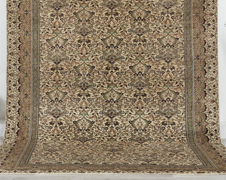 Multicolor Turkish Oushak Rug 0'7" x 0'10" Hand-Knotted | No. VR23811