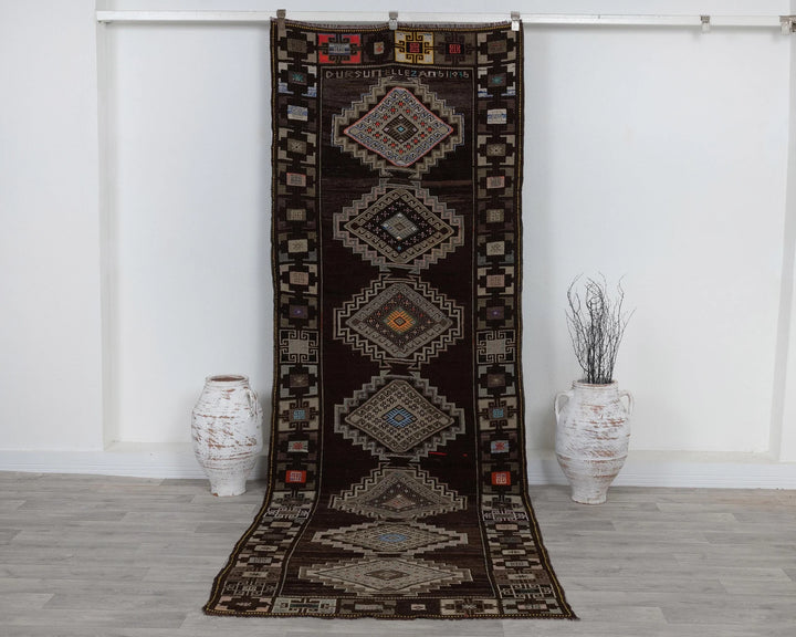 Brown Runner Rug 4' x 11' | No. VR23820