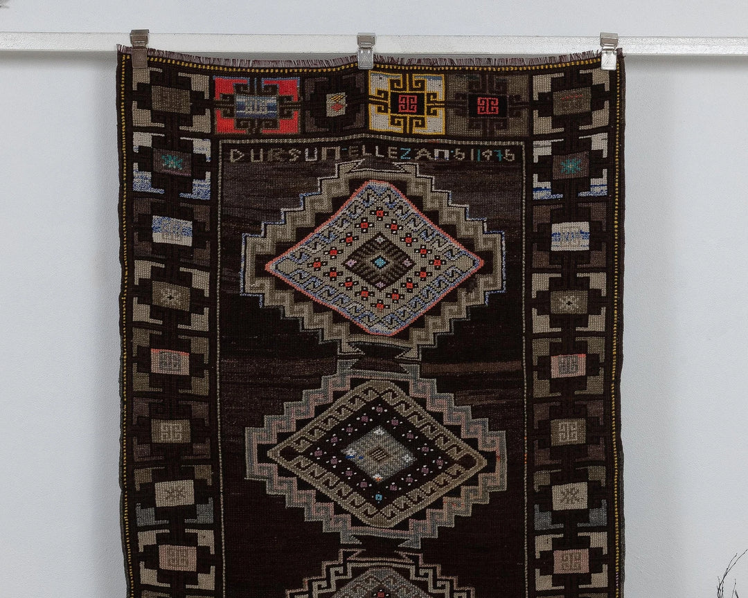 Brown Runner Rug 4' x 11' | No. VR23820