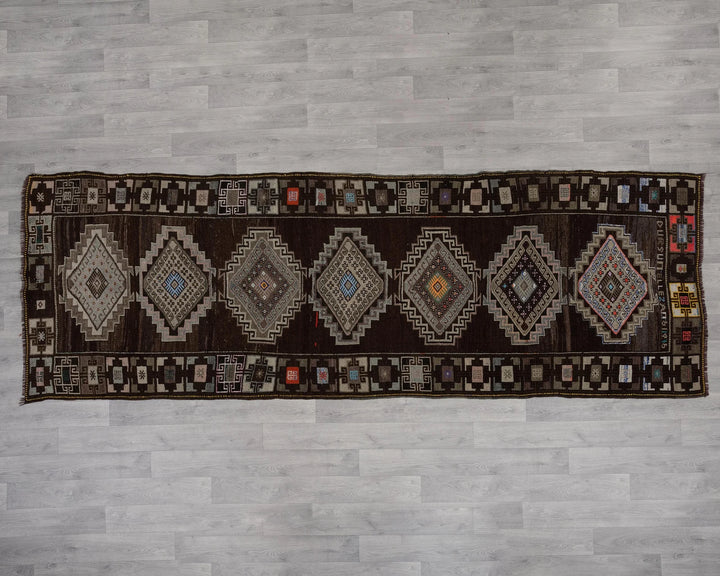 Brown Runner Rug 4' x 11' | No. VR23820