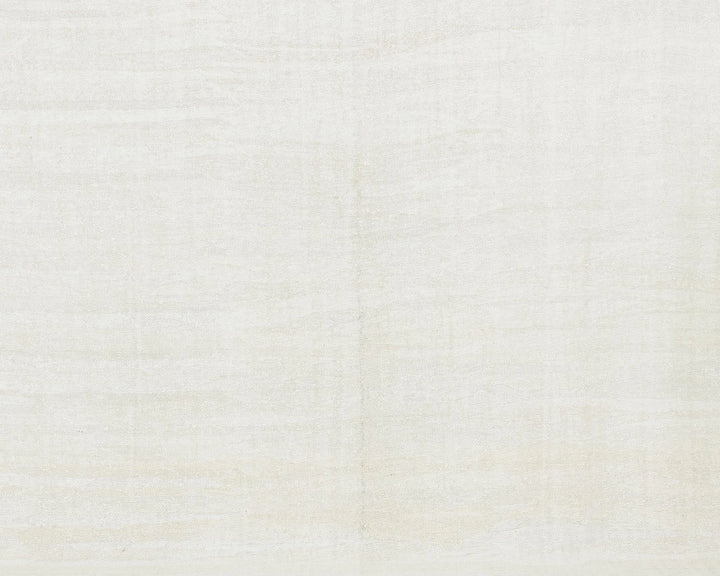 White Turkish Kilim Rug 9' 6" x 12' 1" Flat-Weave | No. VR23856