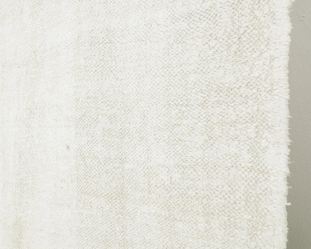 White Turkish Kilim Rug 9' 6" x 12' 1" Flat-Weave | No. VR23856