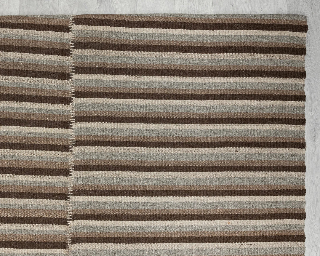 Multicolor Turkish Kilim Rug 10' x 13' 1" Flat-Weave | No. VR23971