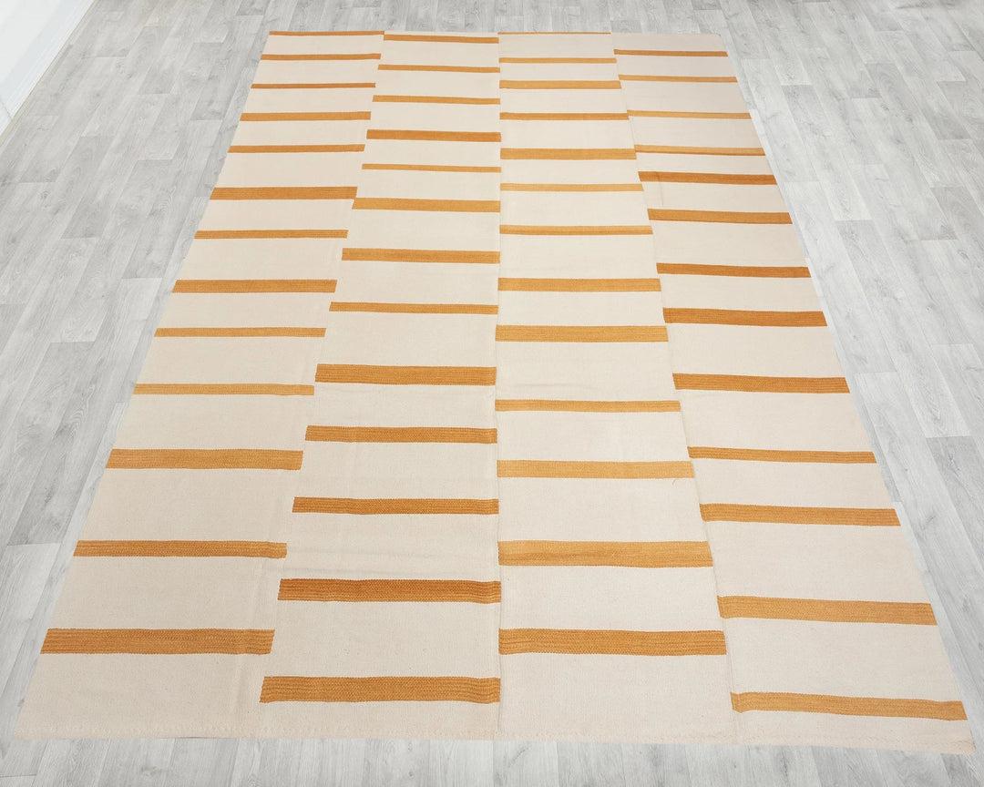 Beige Kilim Rug 9' 10" x 12' 11" | No. VR24069