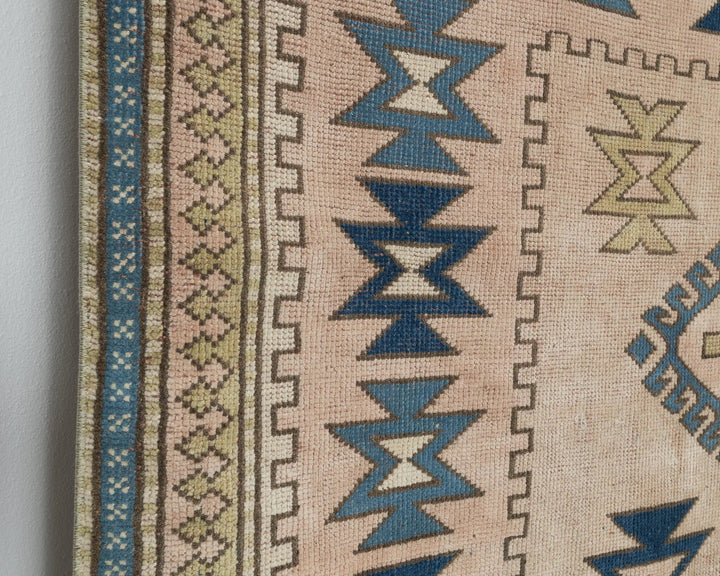 Beige Turkish Oushak Rug 6' 2" x 8' 1" Hand-Knotted | No. VR24156