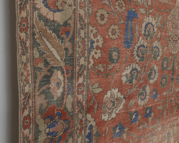 Multicolor Turkish Oushak Rug 6'11" x 9'9" Hand-Knotted | No. VR24306